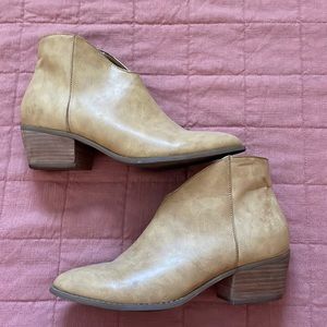 Leather Brown Booties